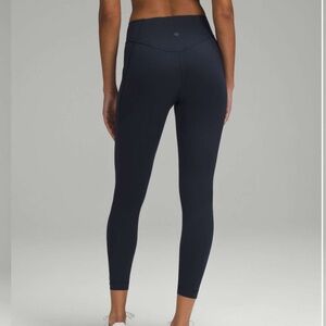Lululemon Wunder Under Smooth Cover Tight with Pockets 25" True Navy Size 10